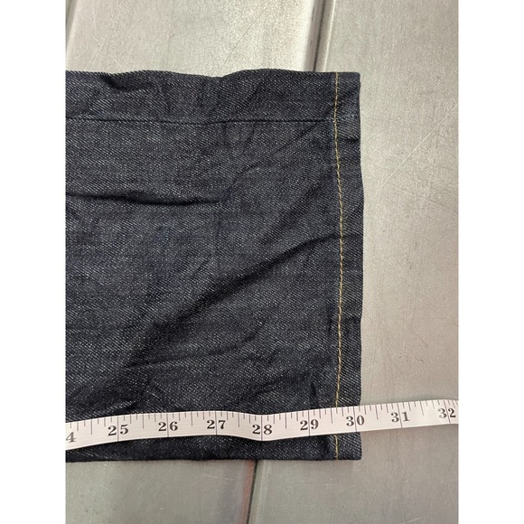 Levis 514 Straight Leg Jeans Mens 33x30 Blue Dark Wash Denim 100% Cotton - Picture 9 of 16